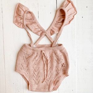 Tocoto vintage suspender bloomers 18 months